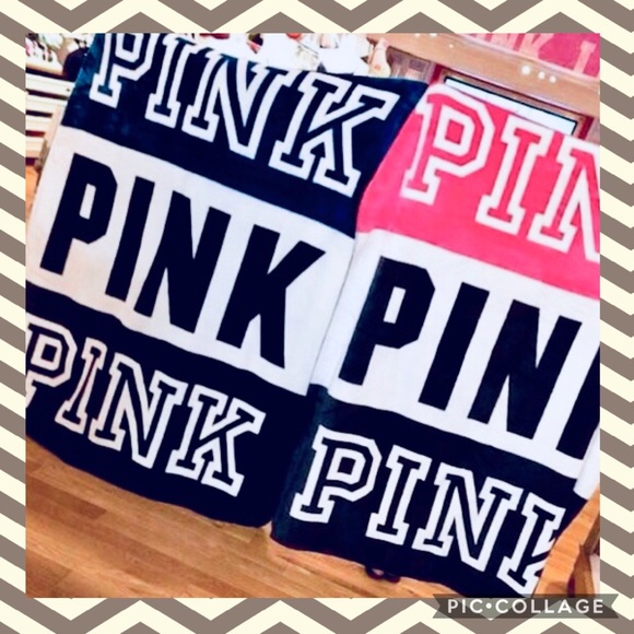PINK Victoria’s Secret Sherpa Blanket *HTF* - Picture 6 of 6